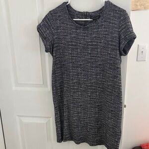 Rachel Zoe Black and White Textured Mini Dress